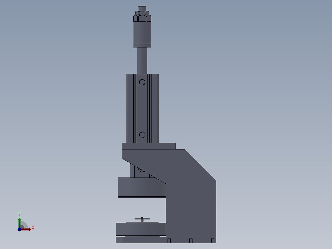 侧漏工装前视图