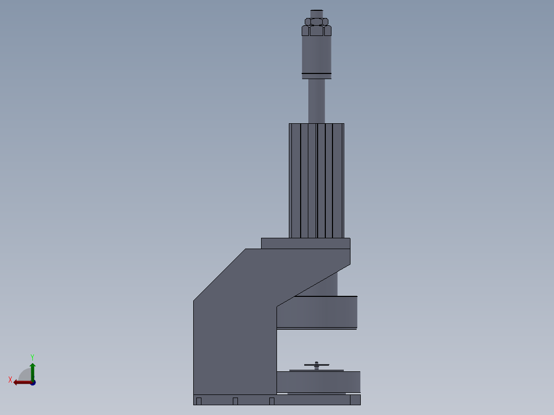 侧漏工装后视图