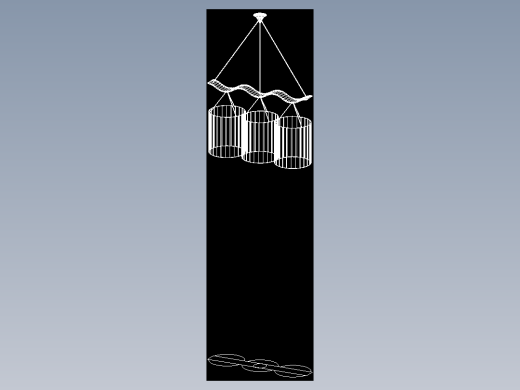 室内家具和灯具等的模型十五-K-L74