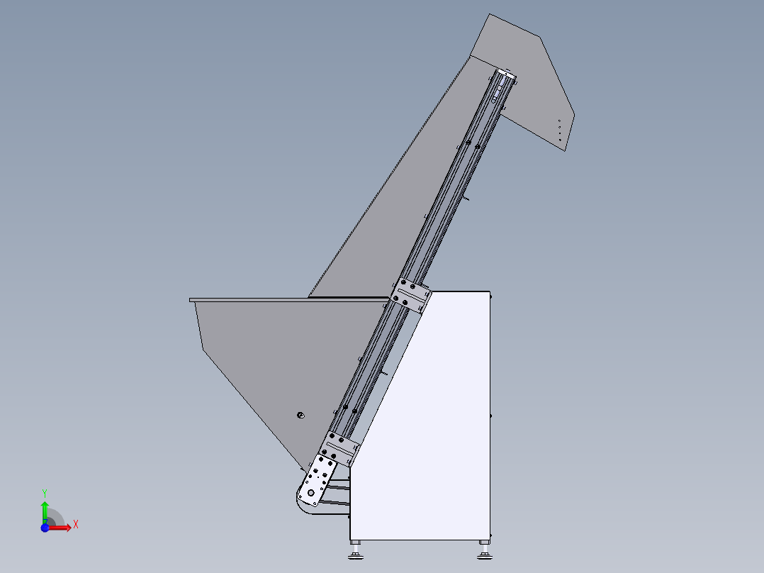 F585 提升机SW前视图