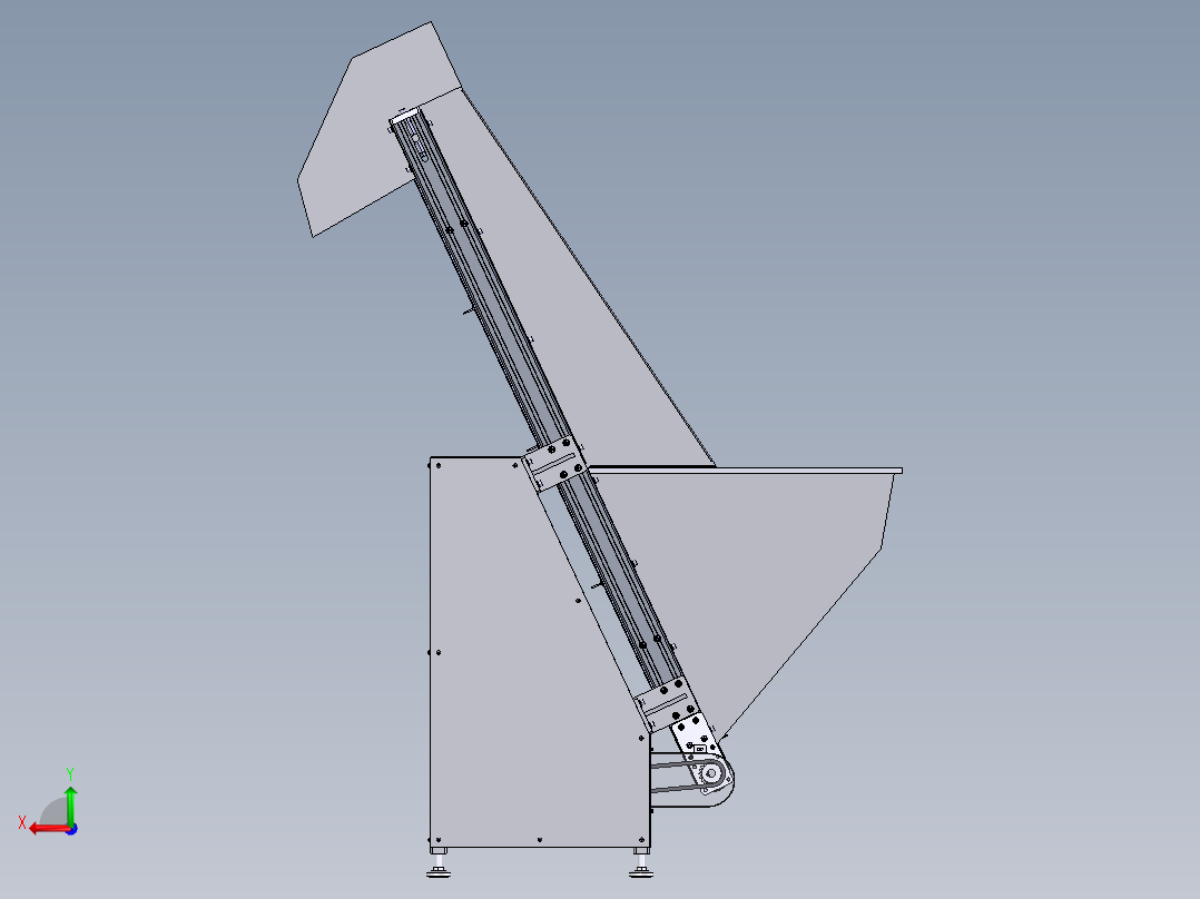 F585 提升机SW后视图