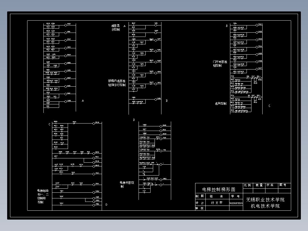 观光电梯的电气控制系统设计