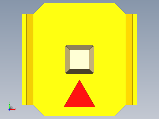 彩色公头100mil（2.54mm）系列-DS1021_yellow_1x01p_100mil_Type1_rev1.0前视缩略图