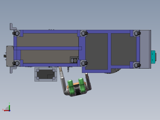 全自动激光打标焊接一体机后视缩略图