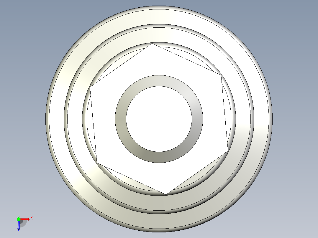 水平調整腳座LVA60-3D多系列多零件图纸模型俯视图