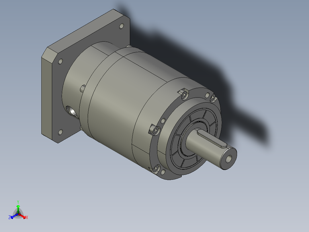直齿PLE160-L2-LC 35-114.3-200-M12-ZJ.STEP主视图