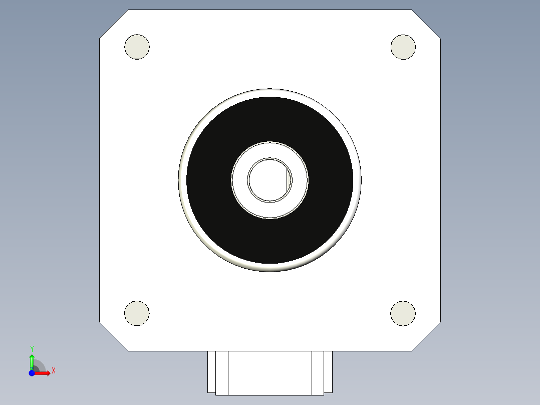 Nema17步进电机4前视图