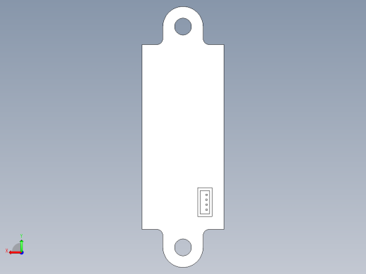 1反射型MA运动传感器 长型 安装方向V型后视缩略图