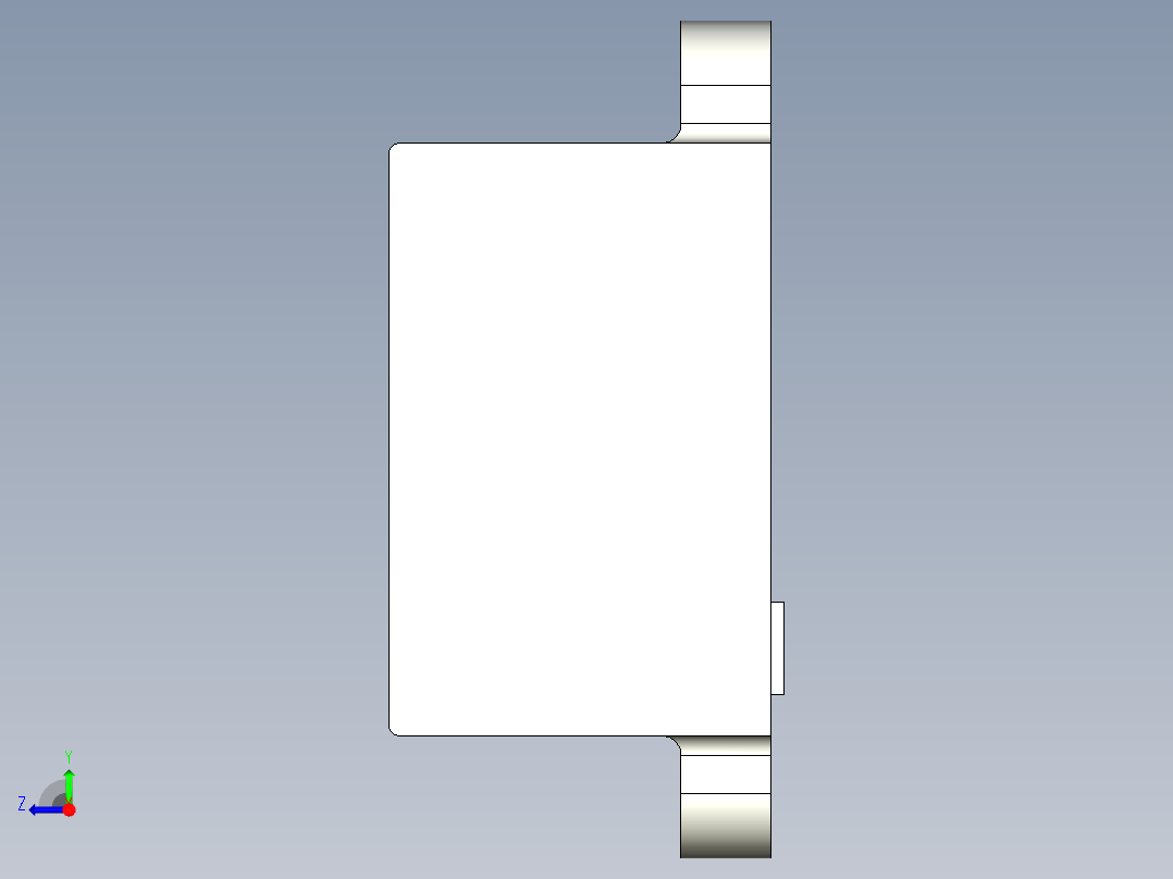 1反射型MA运动传感器 长型 安装方向V型右视图