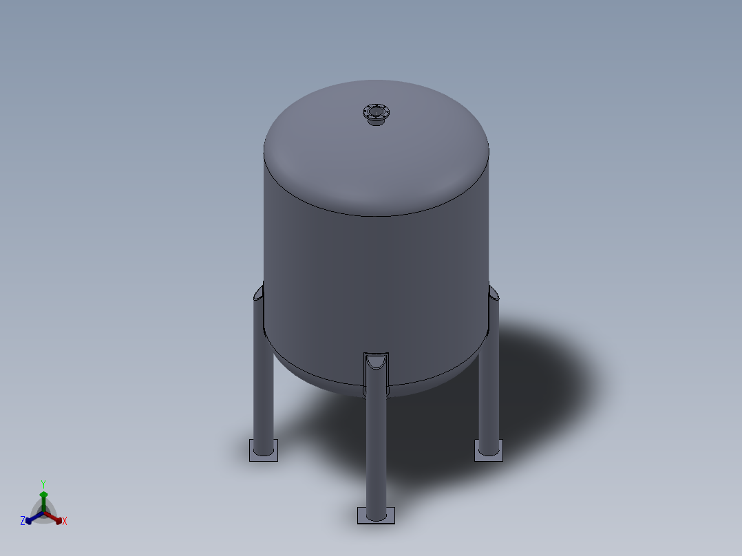 tank_model正等轴测图