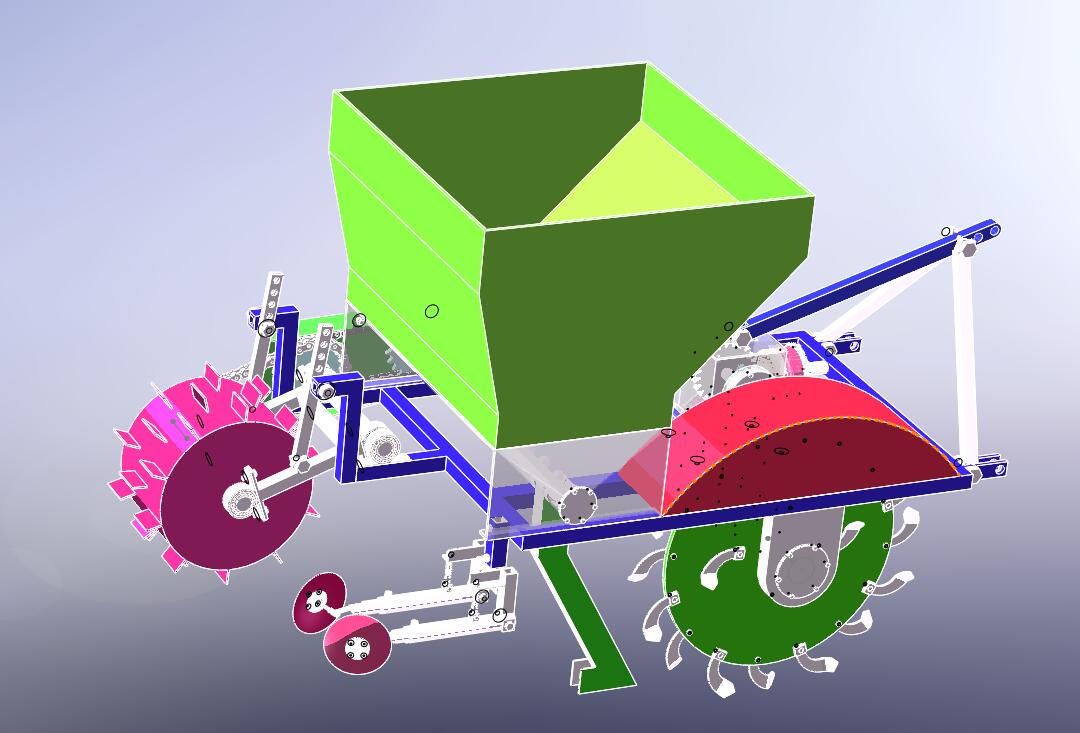 W011-果园开沟施肥机的设计【三维SW+9张CAD图纸+说明】