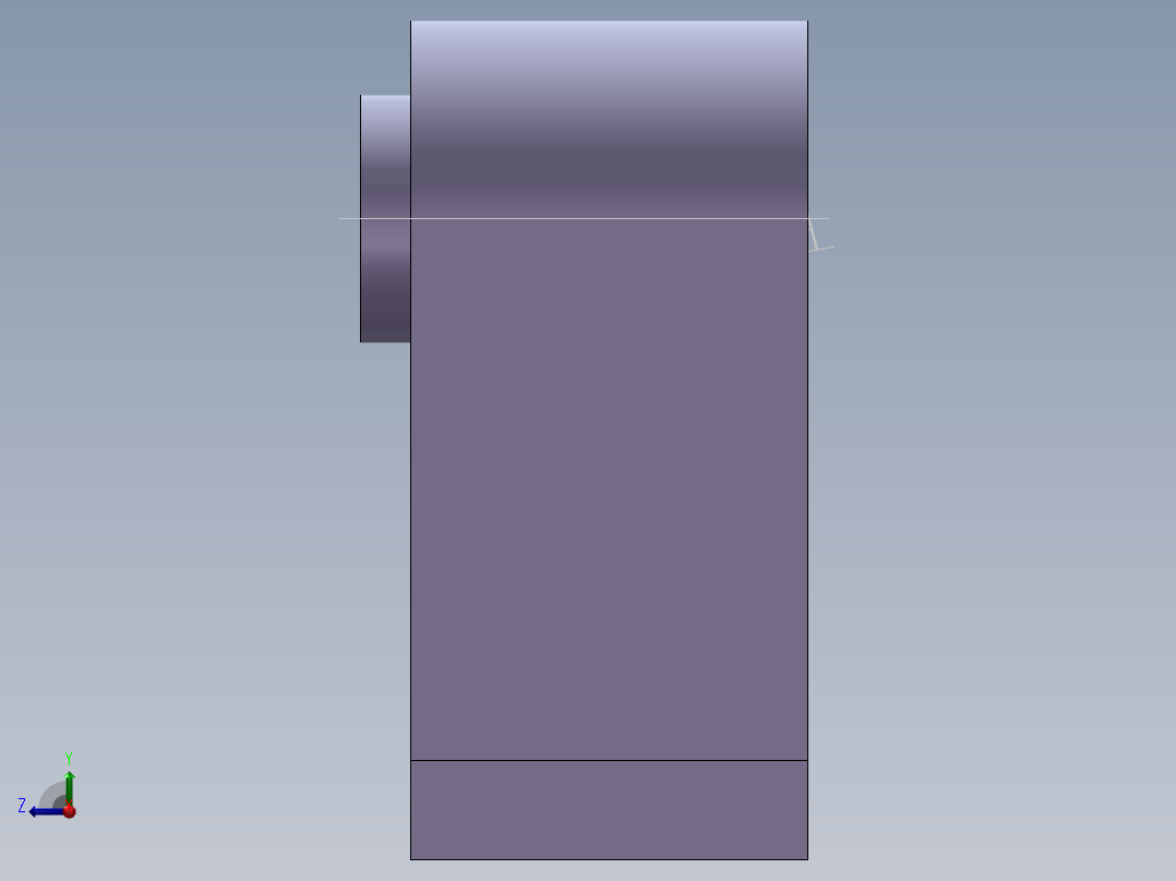 S32 直线滑座右视图