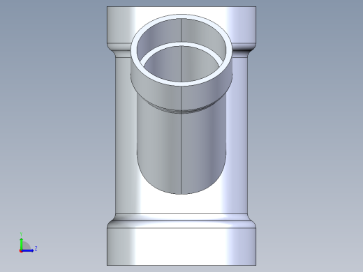船舶管路系统S6_SeaDrainPLUS_45ReducerWye-SxSxS_37E163032_3x3x2in Sea Drain Plus - 45 Reducing Wye - SxSxS左视缩略图