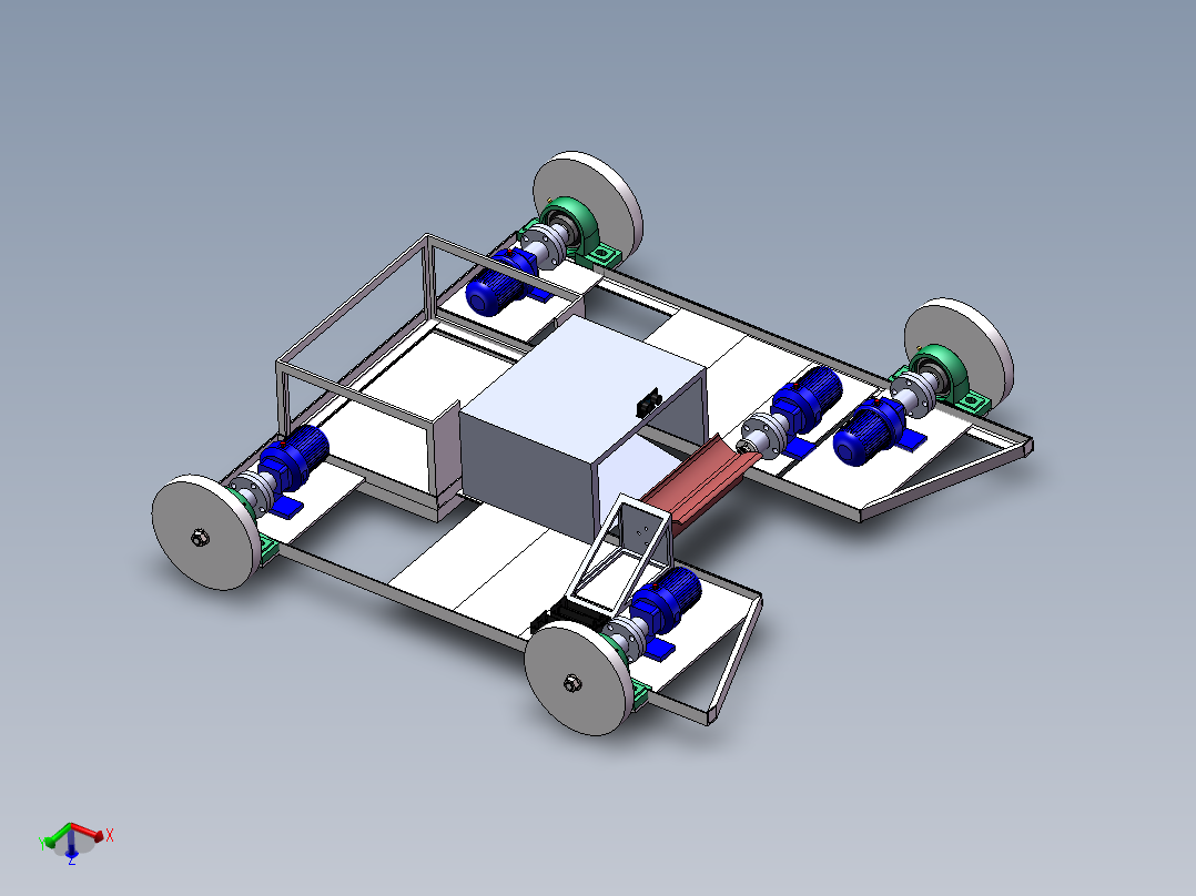 四驱捡球机器人
