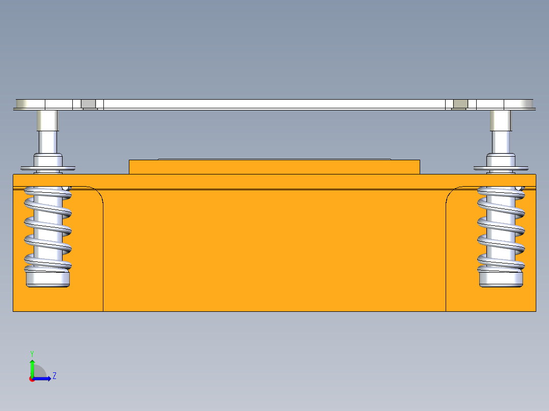 A12-0377-1-1U被动散热器左视图