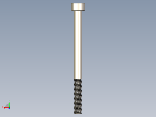 Screw_DIN_912_M5x65_A2.STEP公制内六角螺钉后视缩略图