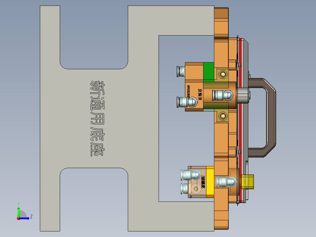 UP5302-A-笔记本CNC工装夹具三维模型CNC1治具-220406左视图