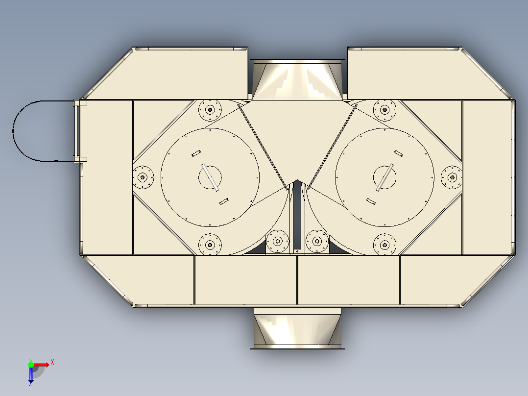 B3003459-湿式洗涤器俯视图