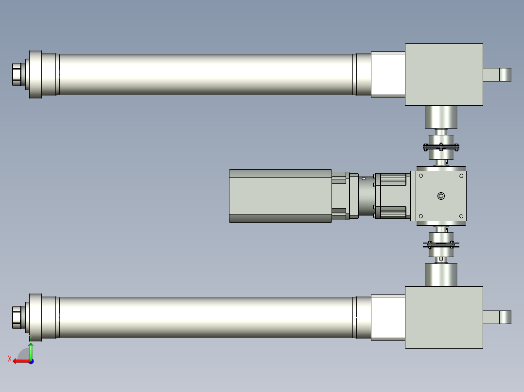 伺服电缸G-220351后视图