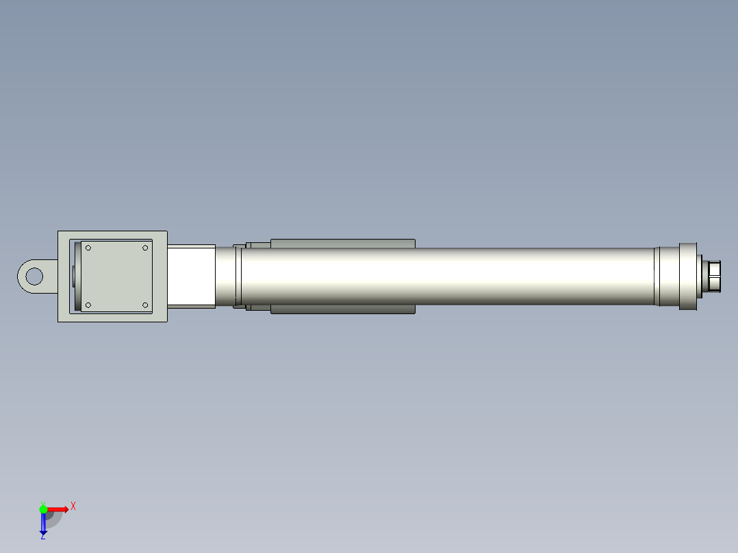 伺服电缸G-220351俯视图