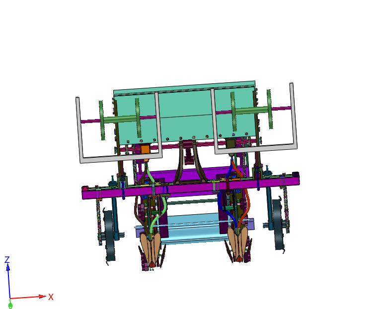 能够进行分苗的农业用播种车