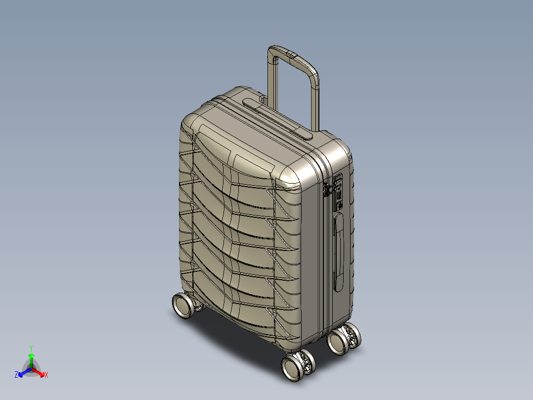 行李箱模型设计