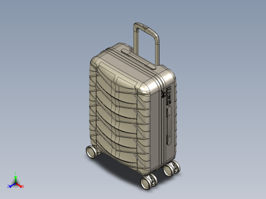 行李箱模型设计