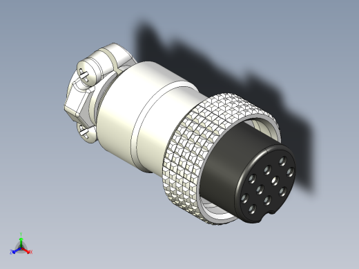 GX20 航空连接器，具有 2、3、4、5、6、7、8、9、10、12、14 和 15 针。