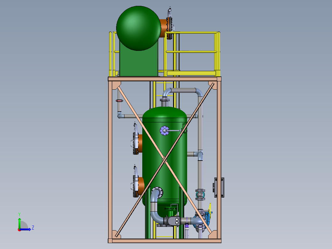 化工装备  xt左视图