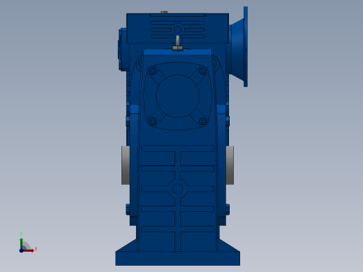 蜗轮蜗杆减速机前视缩略图