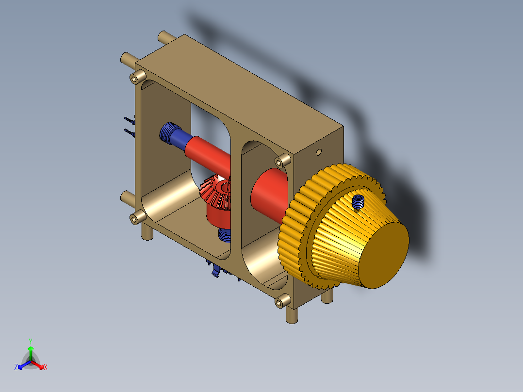 A0003918-双旋转编码器正等轴测图