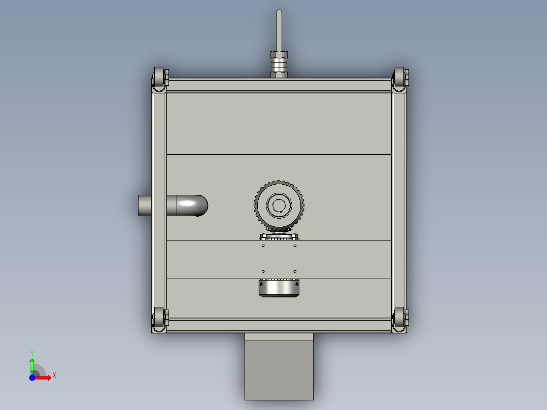 咖啡机械脱胶技术前视图