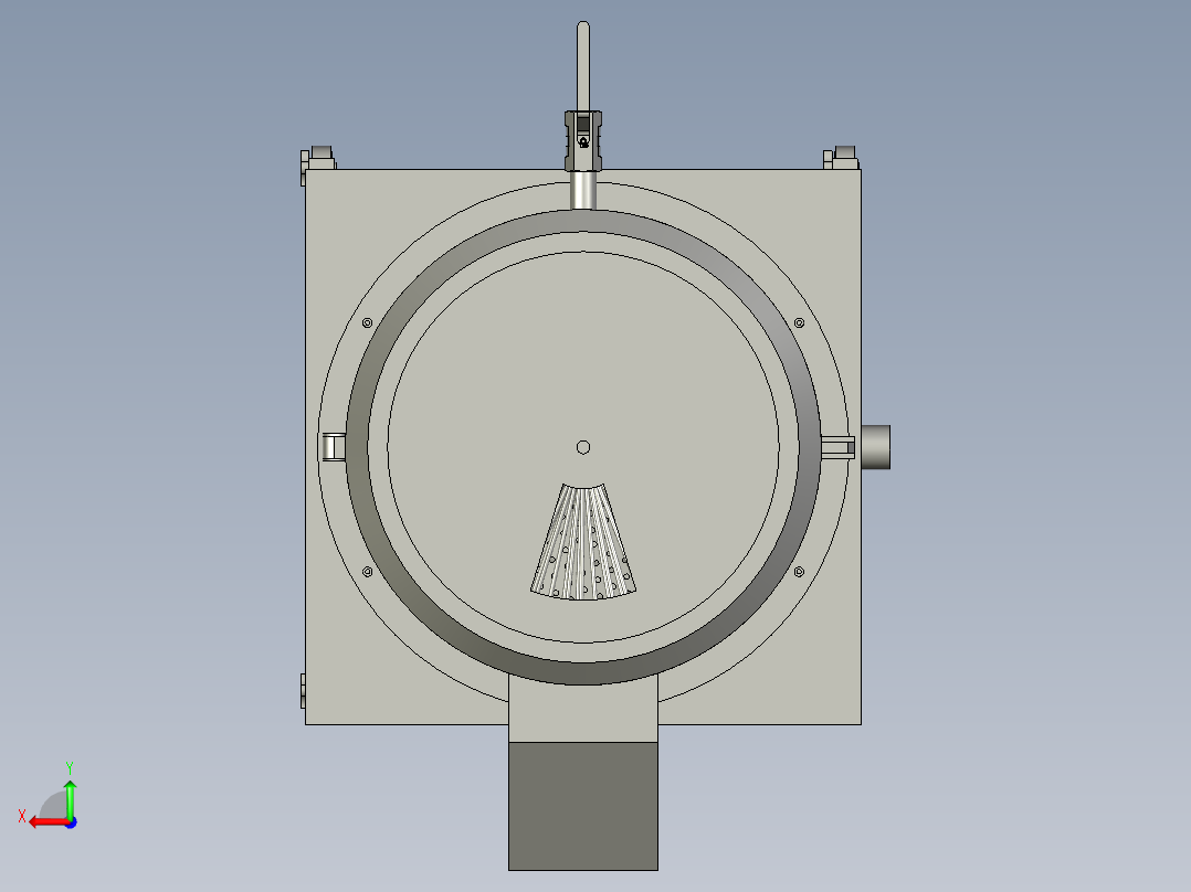 咖啡机械脱胶技术后视图