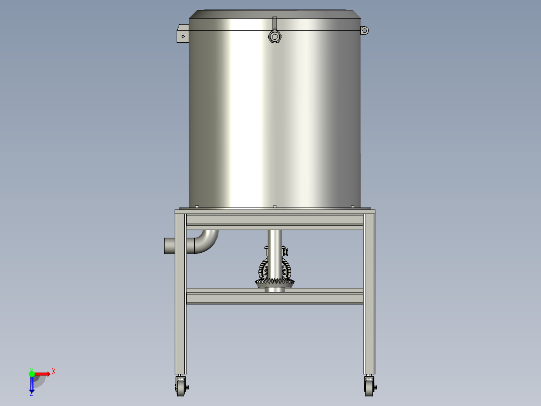 咖啡机械脱胶技术俯视图