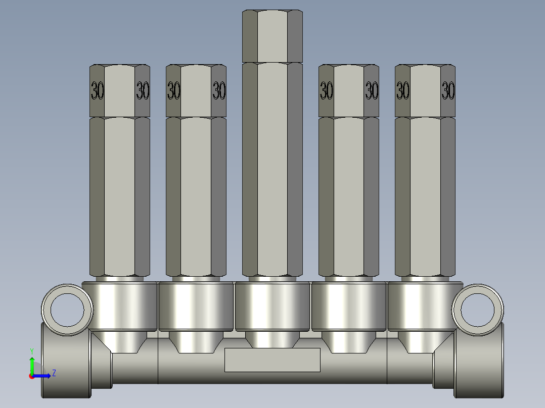 PV-7S-30-50组件左视图