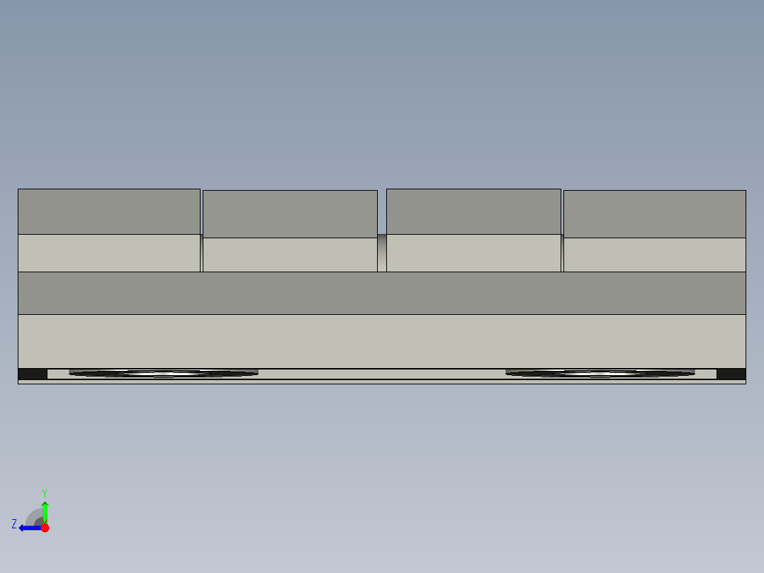 JL226-2铝合页50x30右视图