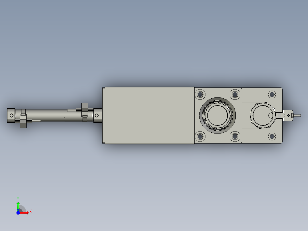 HLCY05-08-00-00料仓送料组件B前视图