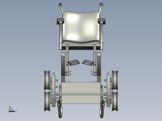 残疾人康复智能助行器左视缩略图
