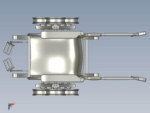 残疾人康复智能助行器俯视缩略图