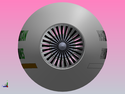 喷气发动机右视缩略图