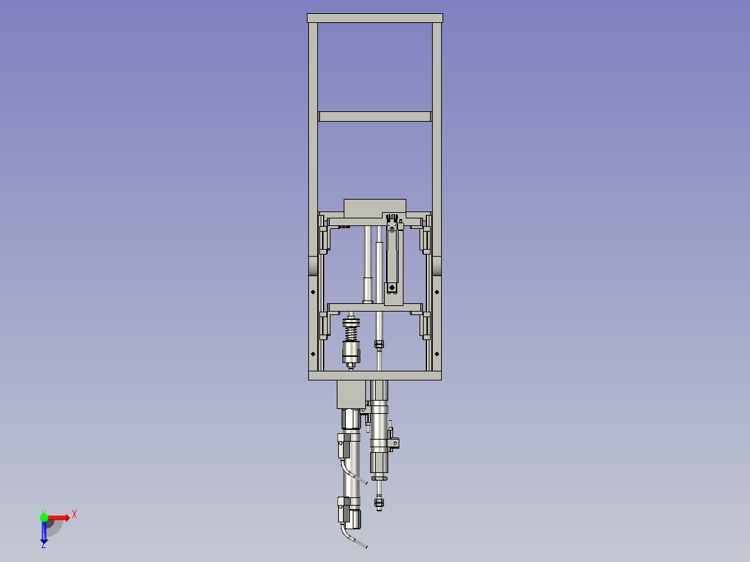 插件机组装模组部件俯视图