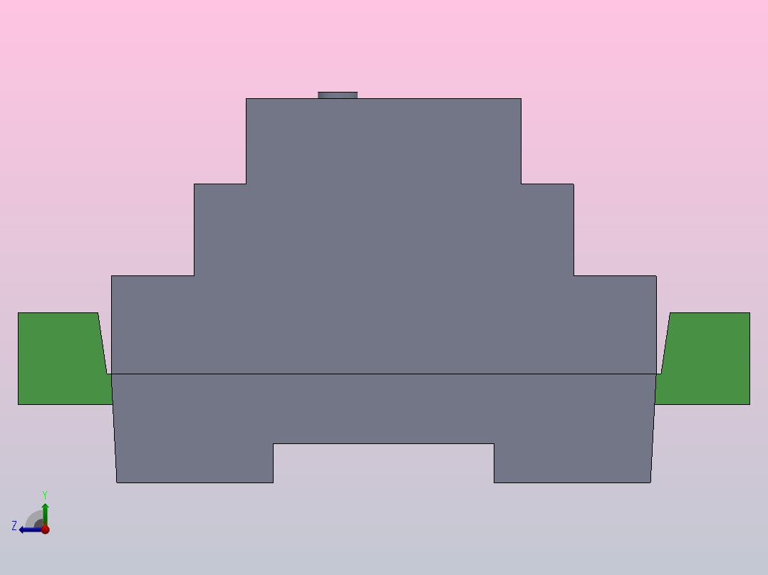 PLC控制器右视图