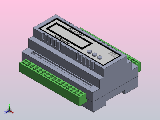 PLC控制器正等轴测缩略图