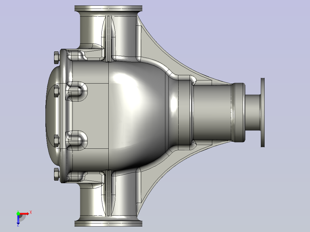 越野汽车锁止式差速器俯视图
