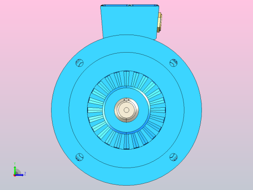 B5╱V1型H80-450高效变频调速三相异步电动机[MDSPV1132-6]左视缩略图
