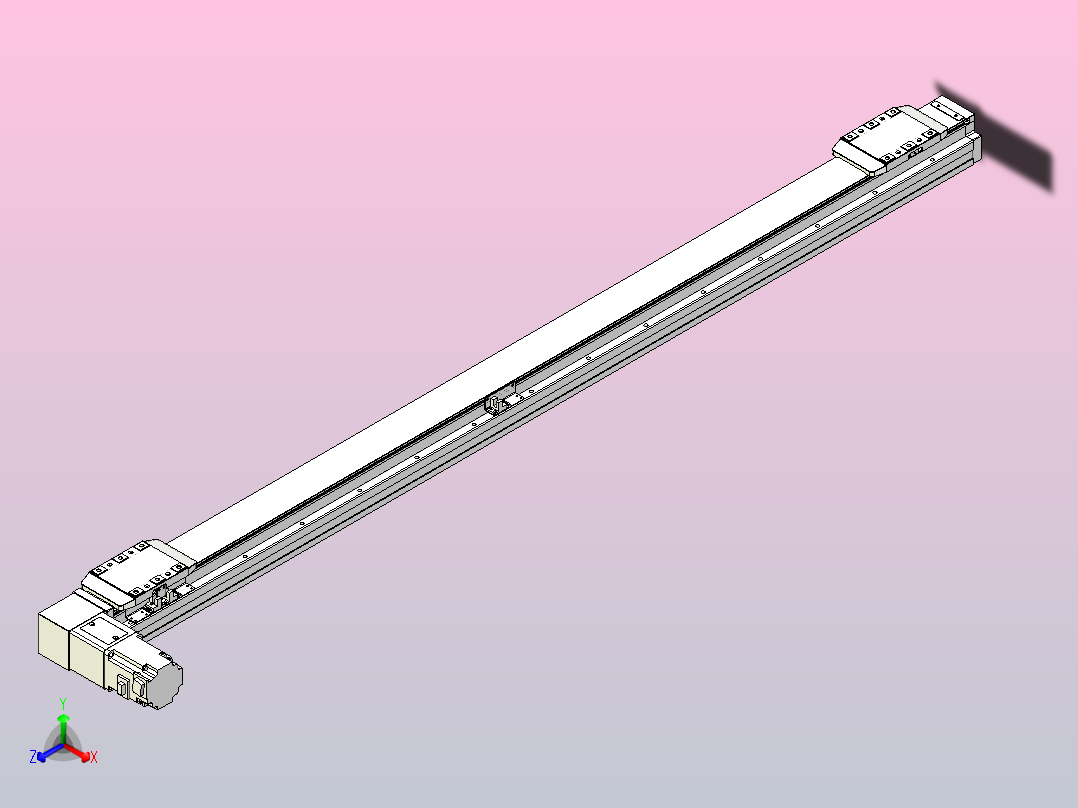 皮带直线轴双滑块型TPA-GCBS-80-P60-L575-DL-M20-N3主视图