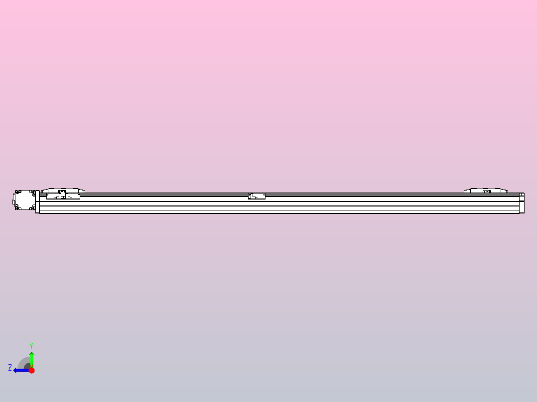 皮带直线轴双滑块型TPA-GCBS-80-P60-L575-DL-M20-N3右视图