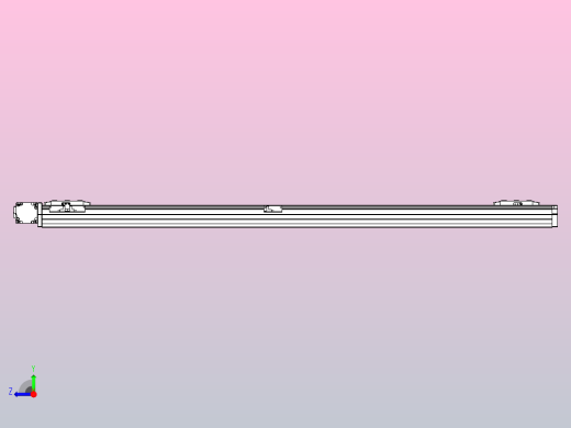 皮带直线轴双滑块型TPA-GCBS-80-P60-L575-DL-M20-N3右视缩略图