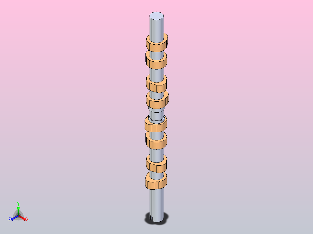 凸轮轴(变压器)主视图