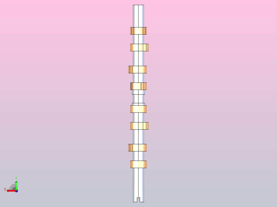 凸轮轴(变压器)后视图
